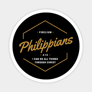 Bible Verse Philippians 4:13 Magnet